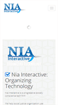 Mobile Screenshot of niainteractive.com